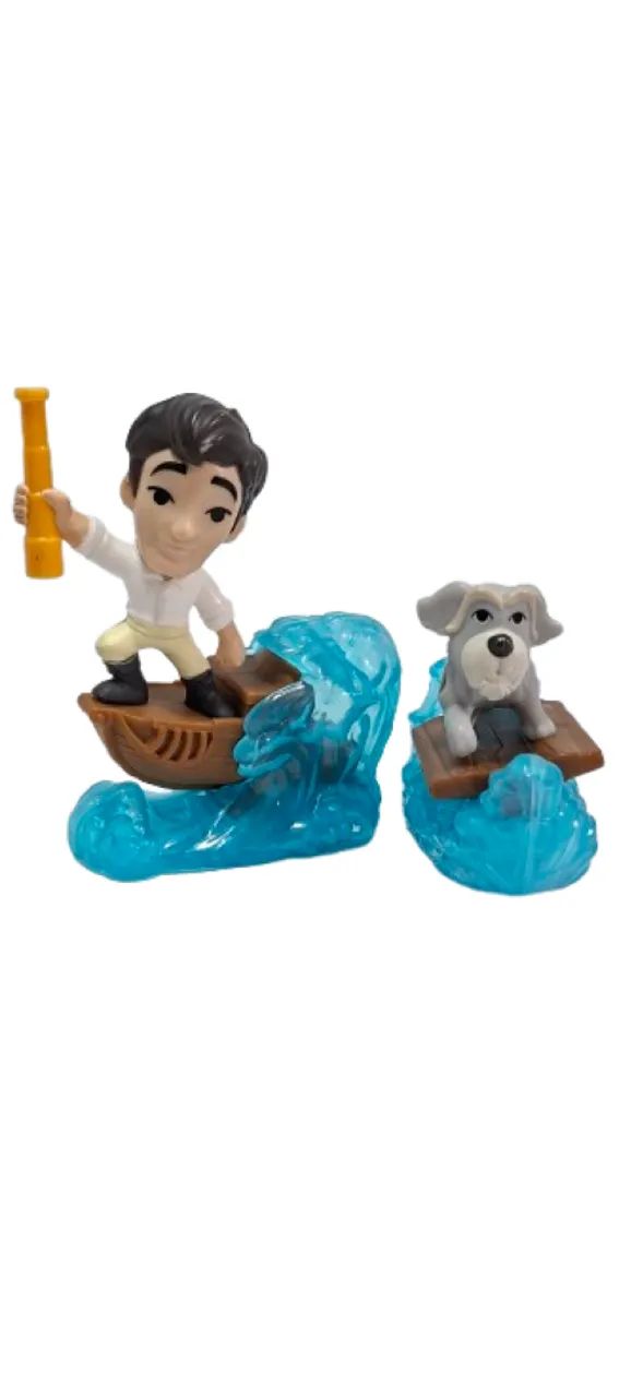 Bonecos Miniaturas A Pequena Sereia Live Action McD's Eric E Max