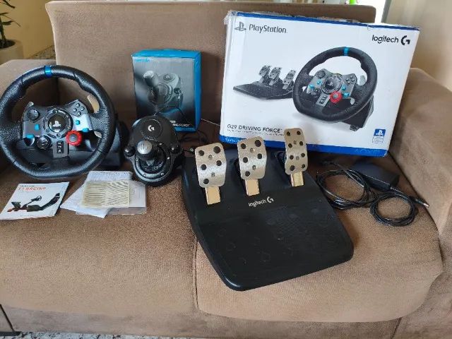 Volante logitech g29 com câmbio