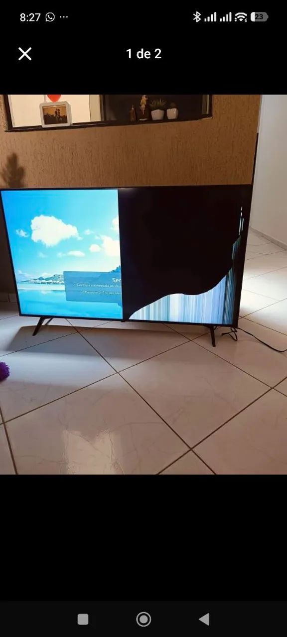 Tv LG 55 polegadas 4k com defeito  - Foto 2
