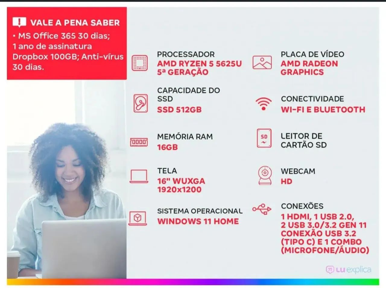 notebook vaio FE16 na caixa, zero. Nunca usado. - Foto 3