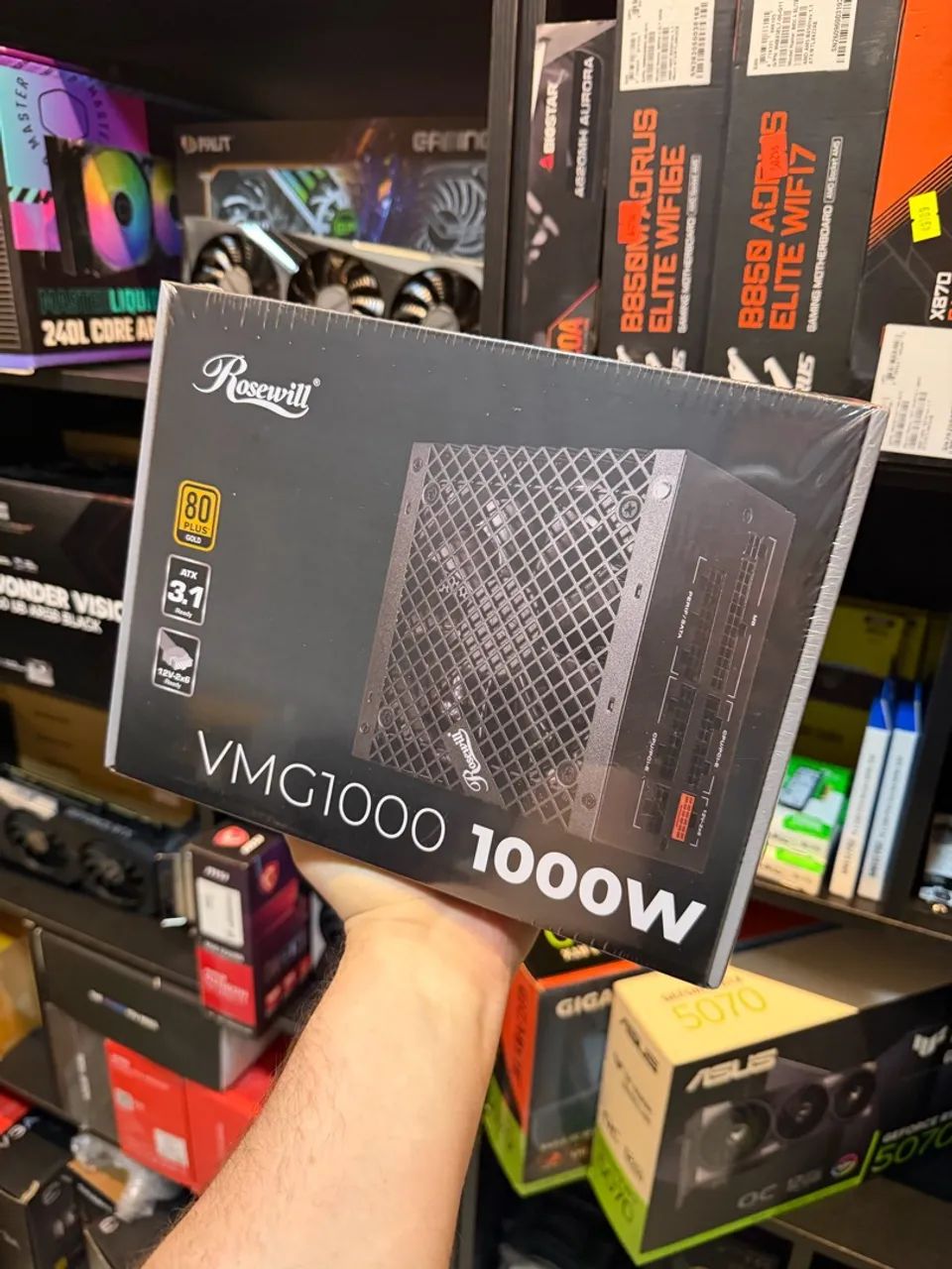Fonte rosewill 1000w 80 plus gold atx 3.0 (nova)