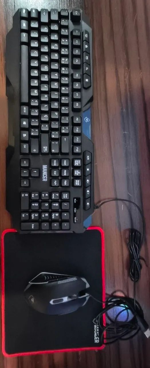 Kit Gamer Teclado, Mouse e Mousepad Mancer Orc - Foto 3