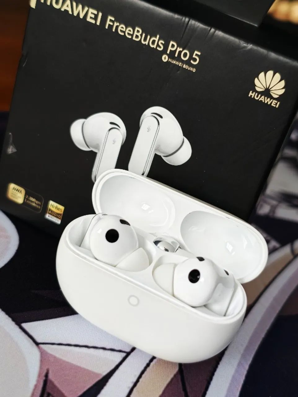 HUAWEI FreeBuds Pro 5 Branco - Fones de Ouvido - Areia Branca