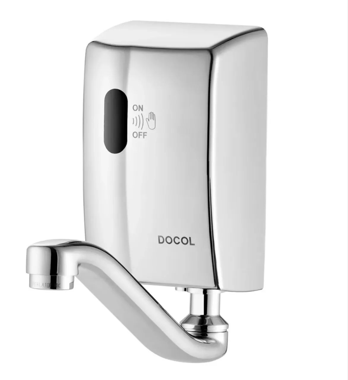 Torneira Lavatório Parede Zenit tronic On/Off Chrome Docol