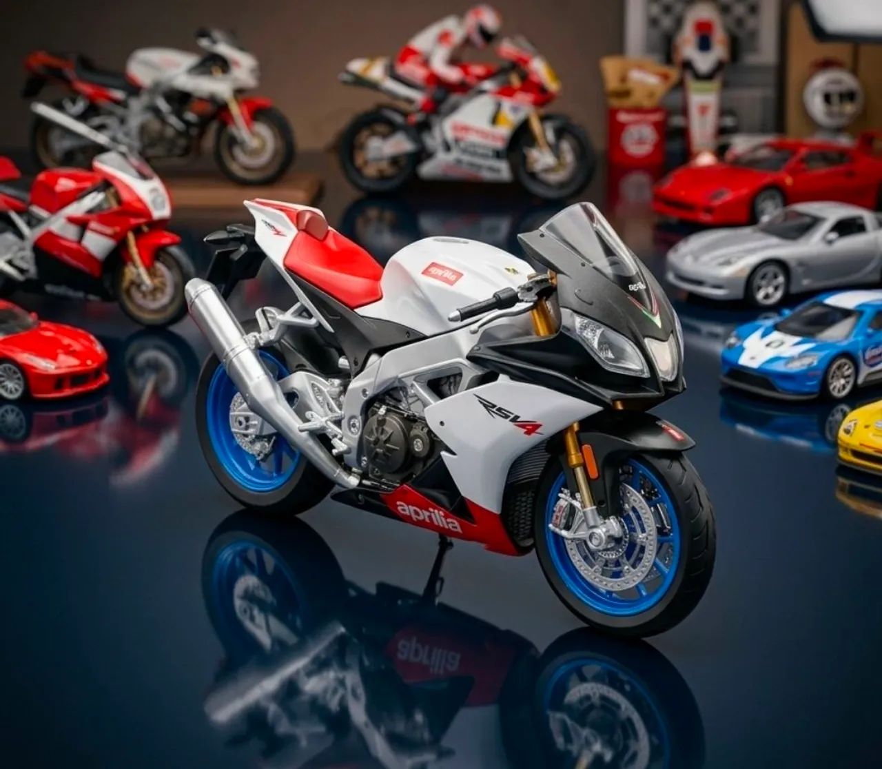 Moto miniatura Aprilia RSV4