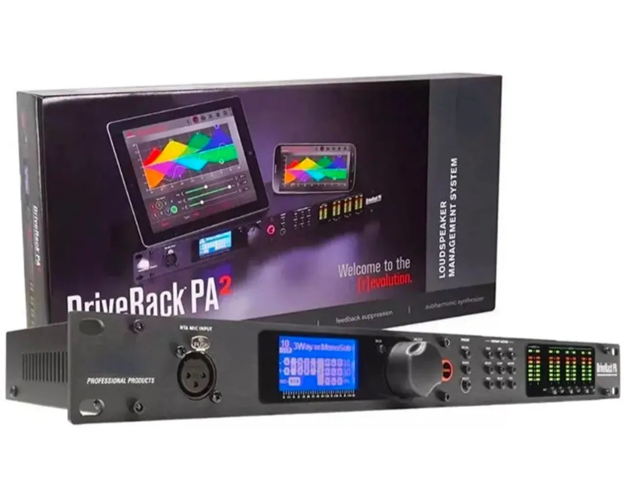 PROCESSADOR PROFISSIONAL DBX PRO RACK PA2 ZERADO - Equipamentos e