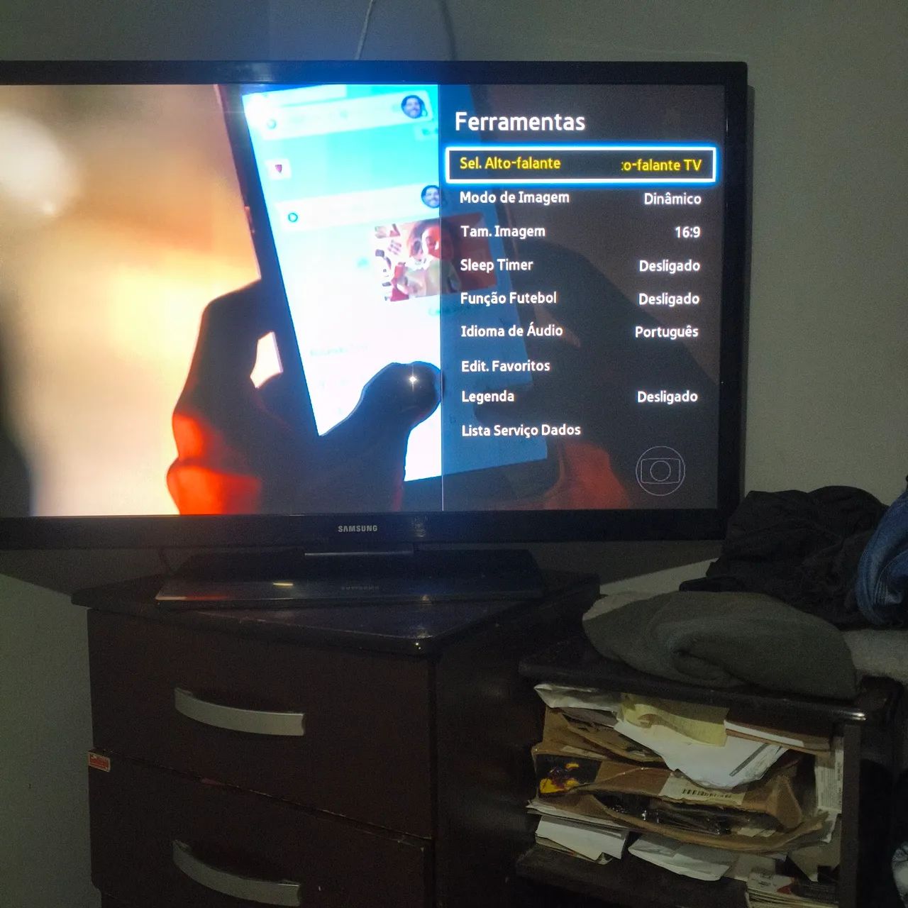 Tv digital Samsung New plasma 43 polegadas - Foto 2