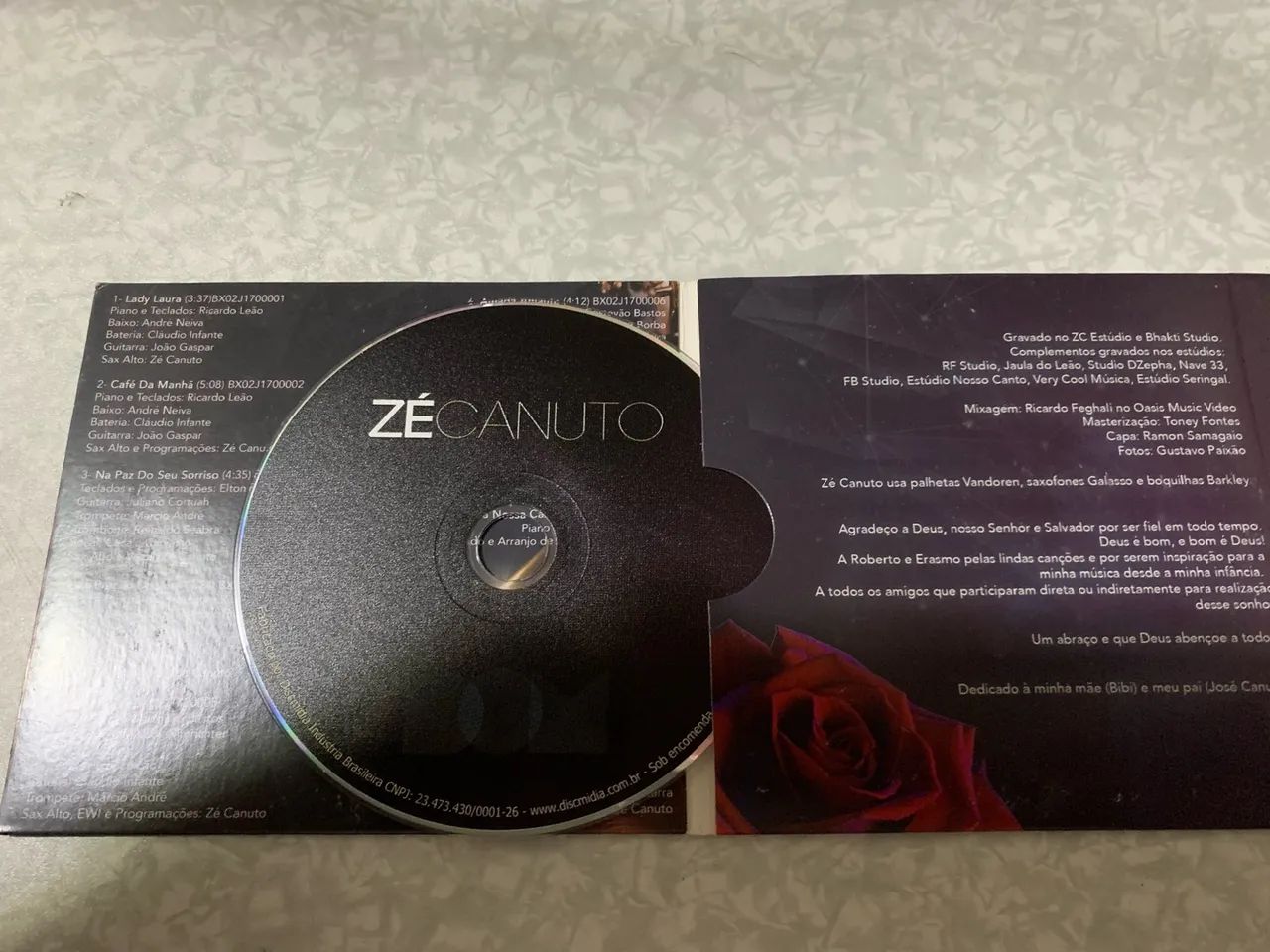 CD AUTOGRAFADO- ZÉ CANUTO  - Foto 2