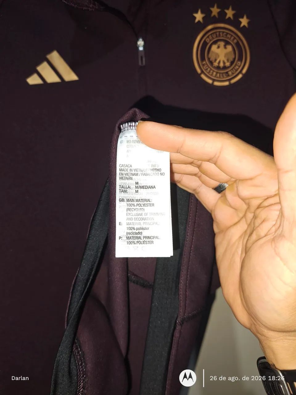 Camisa Manga Comprida Seleção Alemanha 2022 - Foto 3