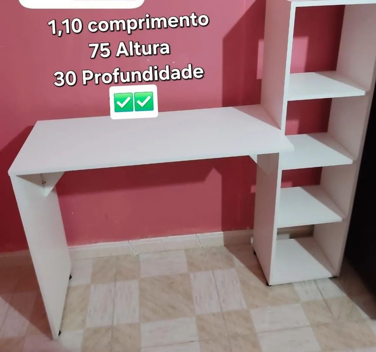 Escrivaninhas 100% MDF  - Foto 2
