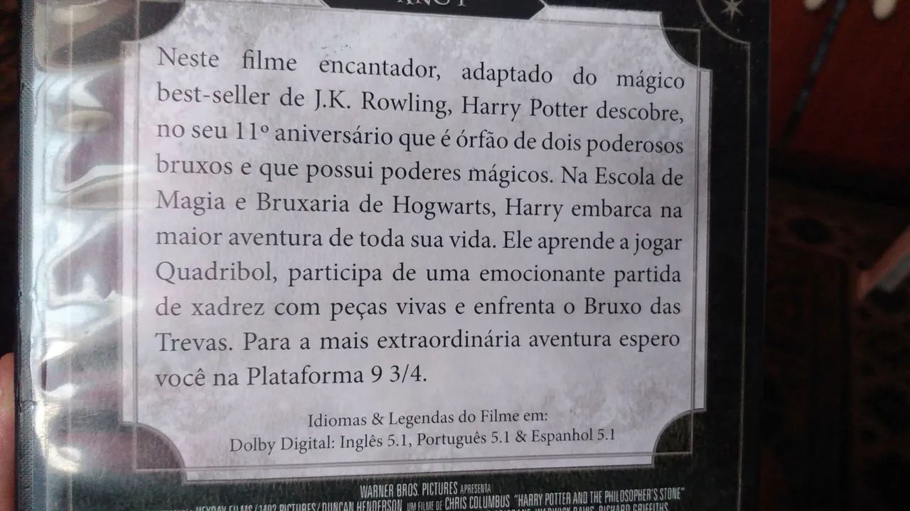 DVD original Harry Potter 1 ótimo estado.  - Foto 3