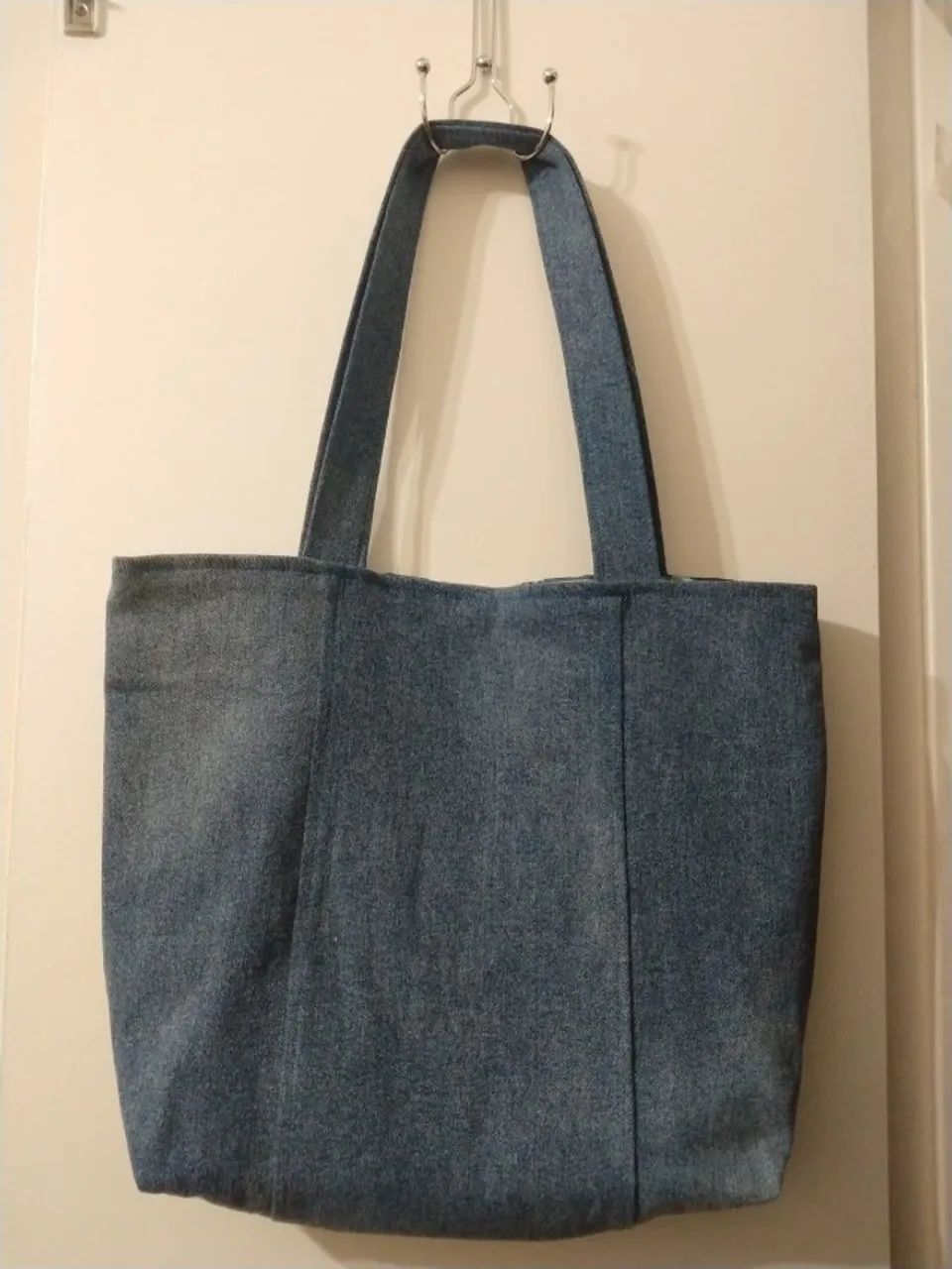 Bolsa Jeans Artesanal modelo único Cod 043 - Foto 3