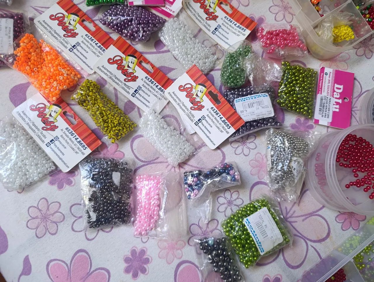 Desapegando miçangas pérolas, não entrego - Foto 3