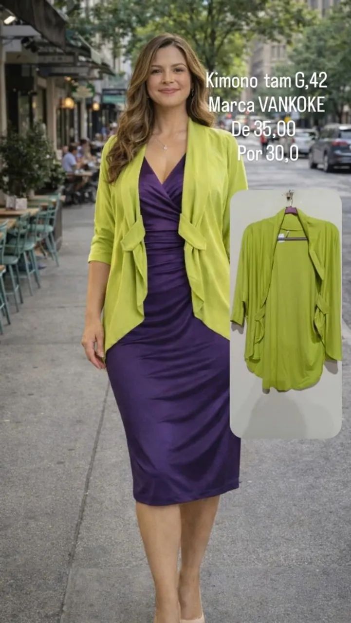 Vestidos conjunto  de calça  e blusa  ótimo  estado  - Foto 4