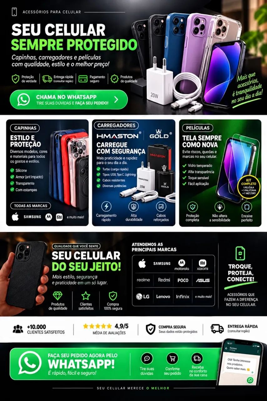 Acessórios para celular 