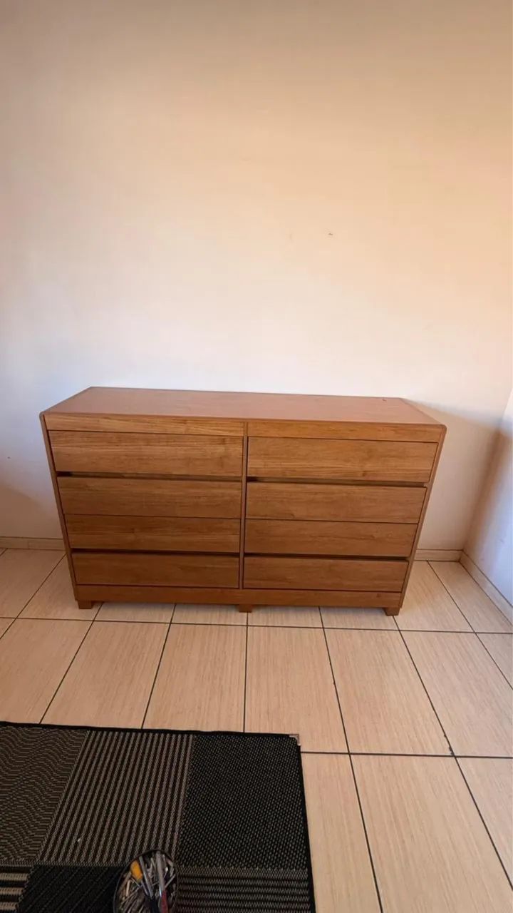 Comoda 8 gavetas 100 % Mdf 