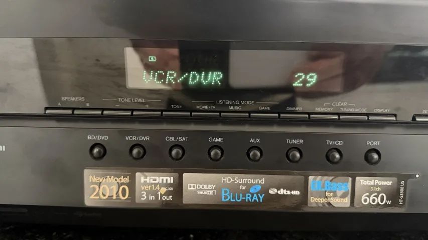 Receiver Onkyo HT-R380 com controle remoto - Foto 5