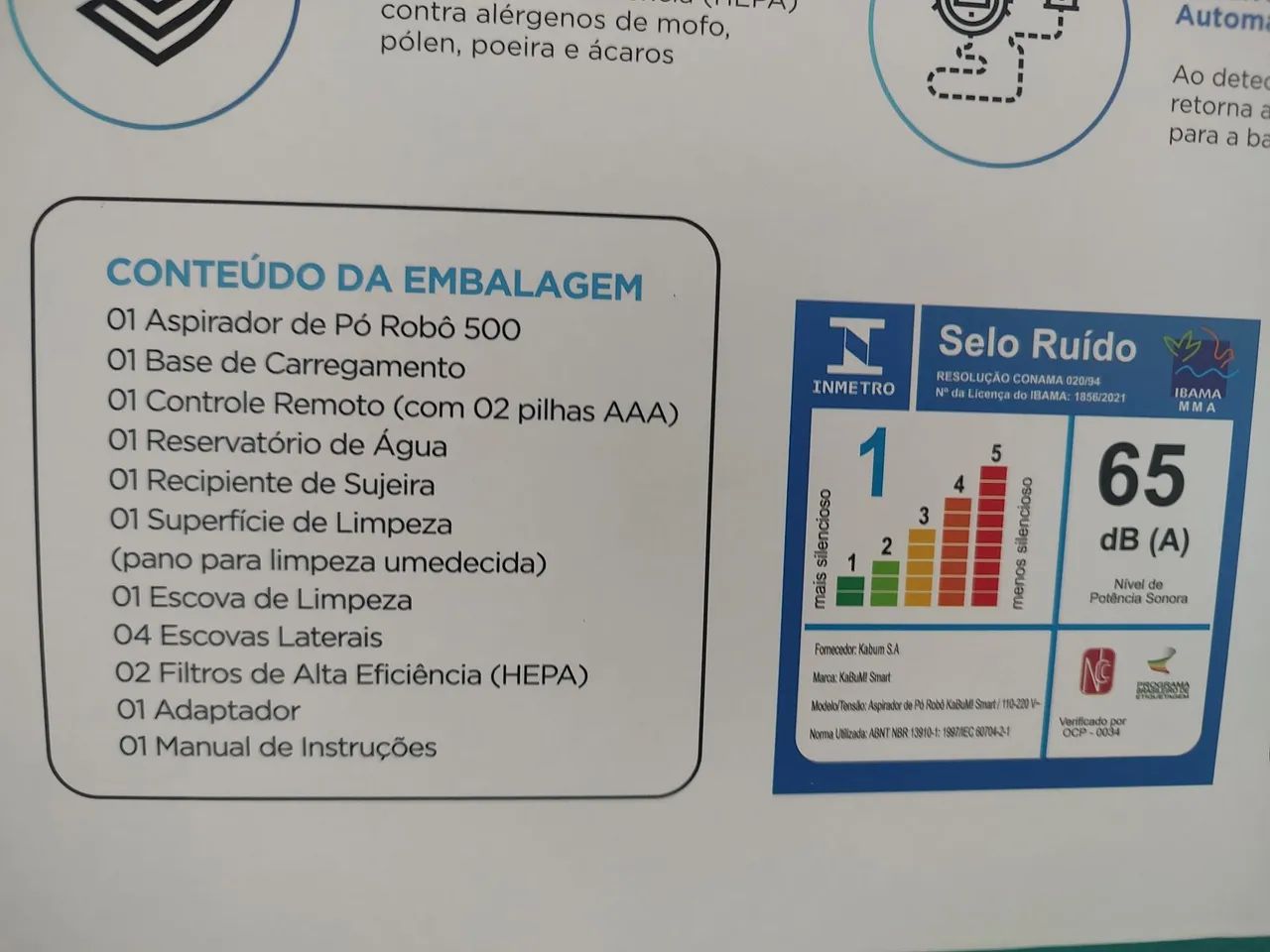 Robô aspirador de pó KaBuM! Smart 500  - Foto 5