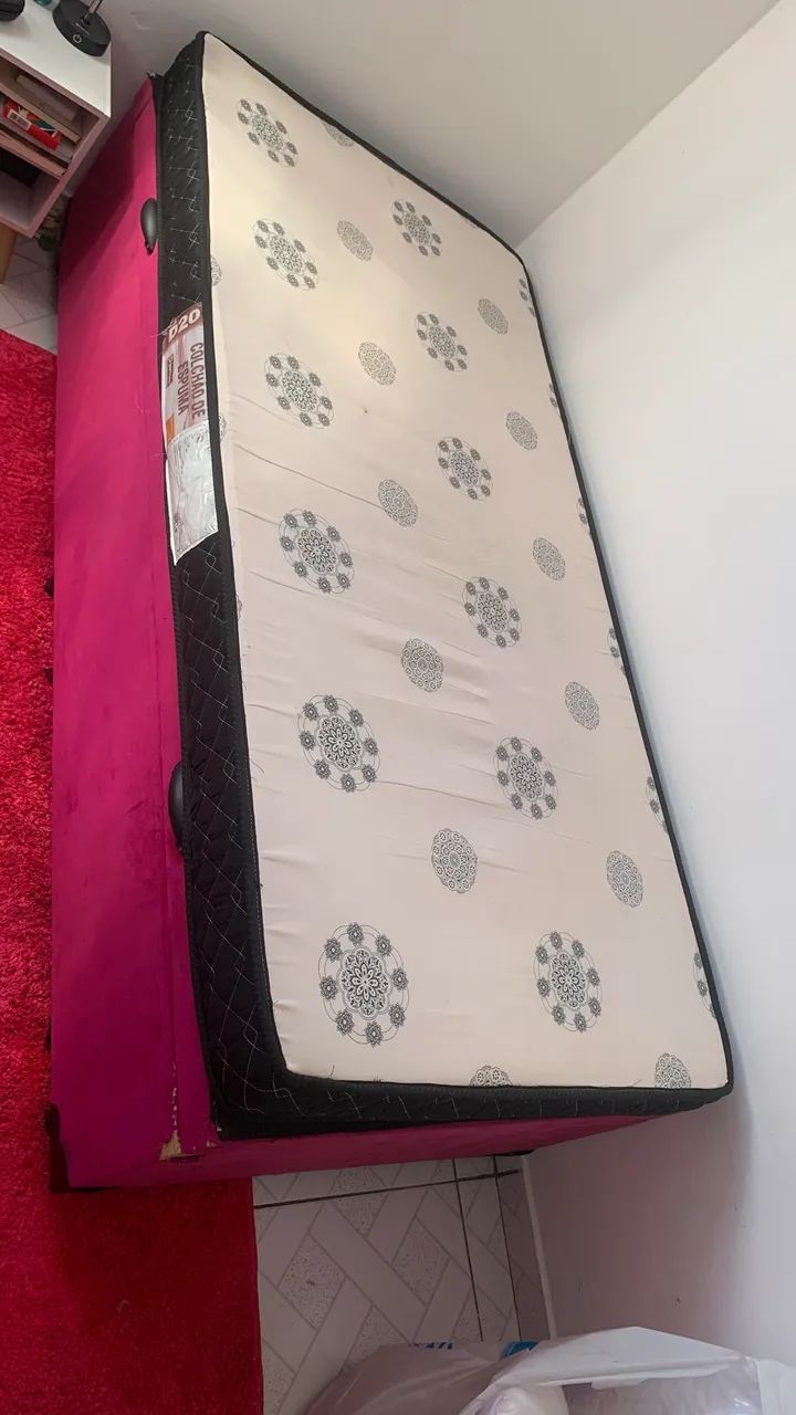 ? Cama Baú de Solteiro com Colchão - 1 Ano de Uso - R$ 850 - Foto 2