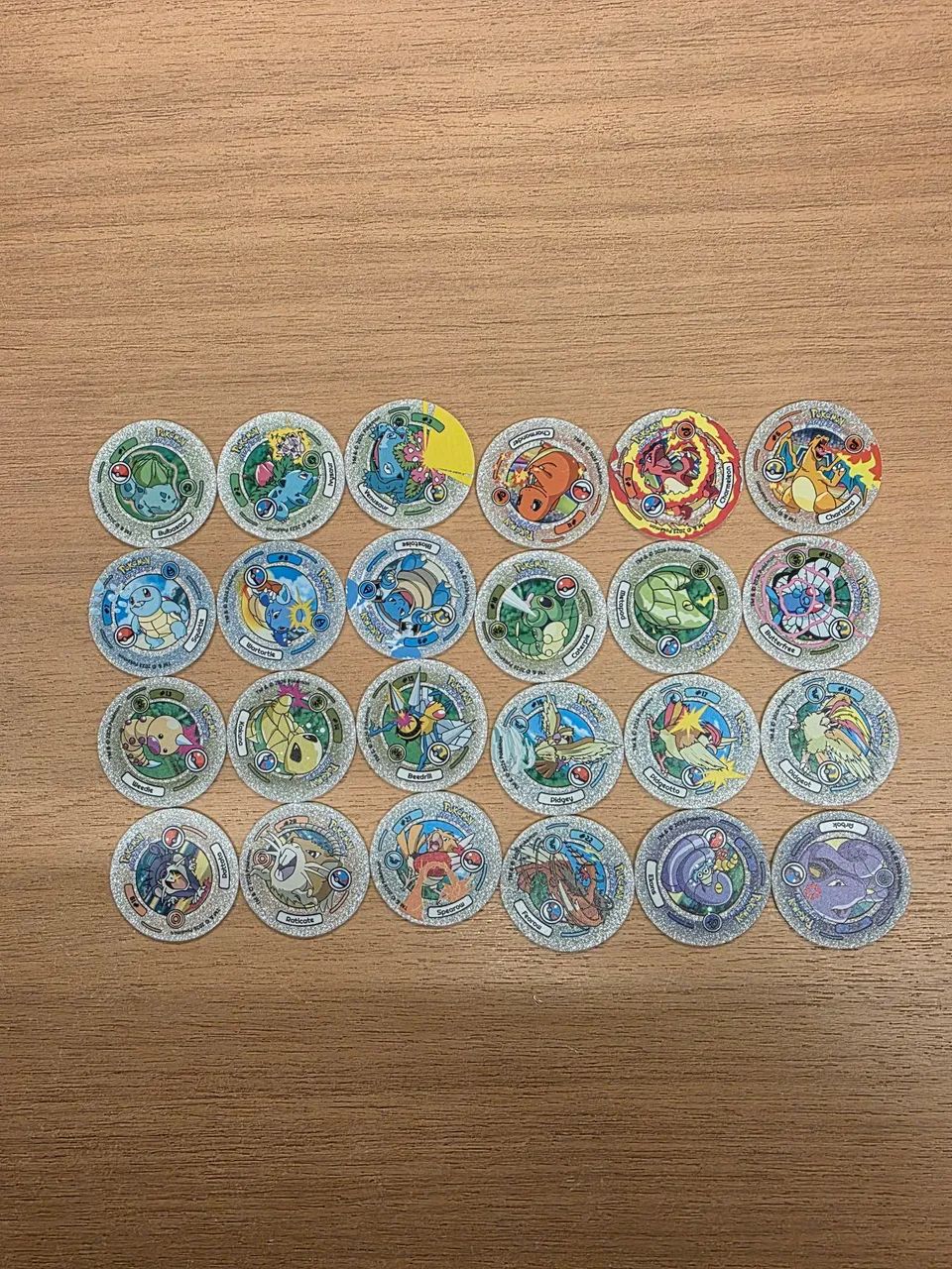 Coleção de tazos Pokemon Attack