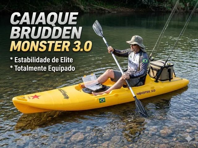 Caiaque / Smart Pier Monster 3.0 - Excelente Estado (Com Remo)