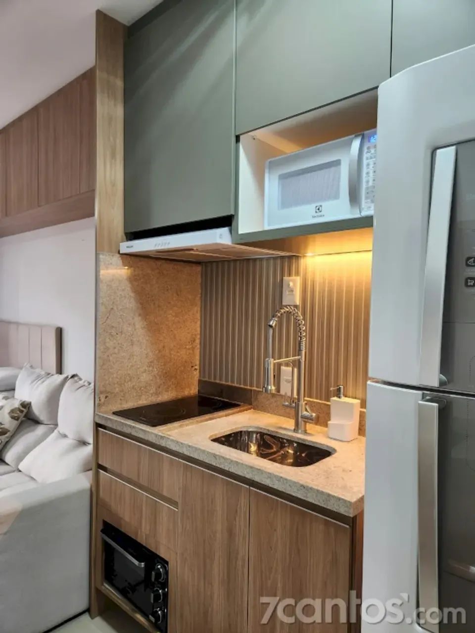 Apartamento, Brooklin, 1 Quarto - Foto 5