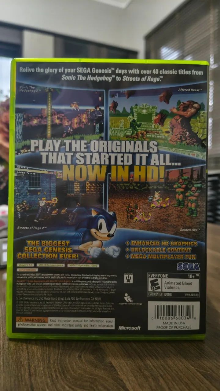 Sonic Genesis U.C Xbox 360 - Foto 4