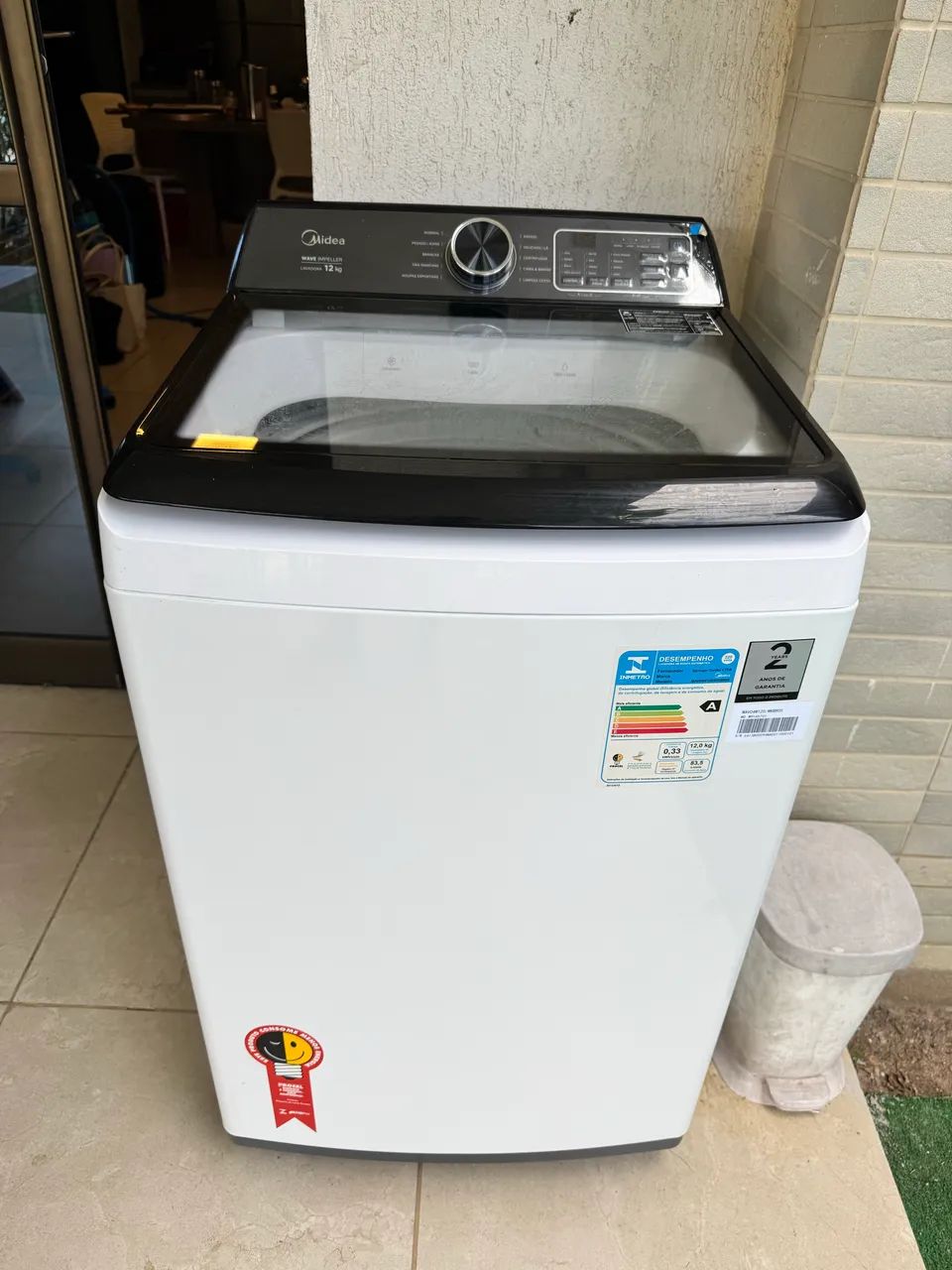 Máquina de lavar 12k midea zerada nunca usada 
