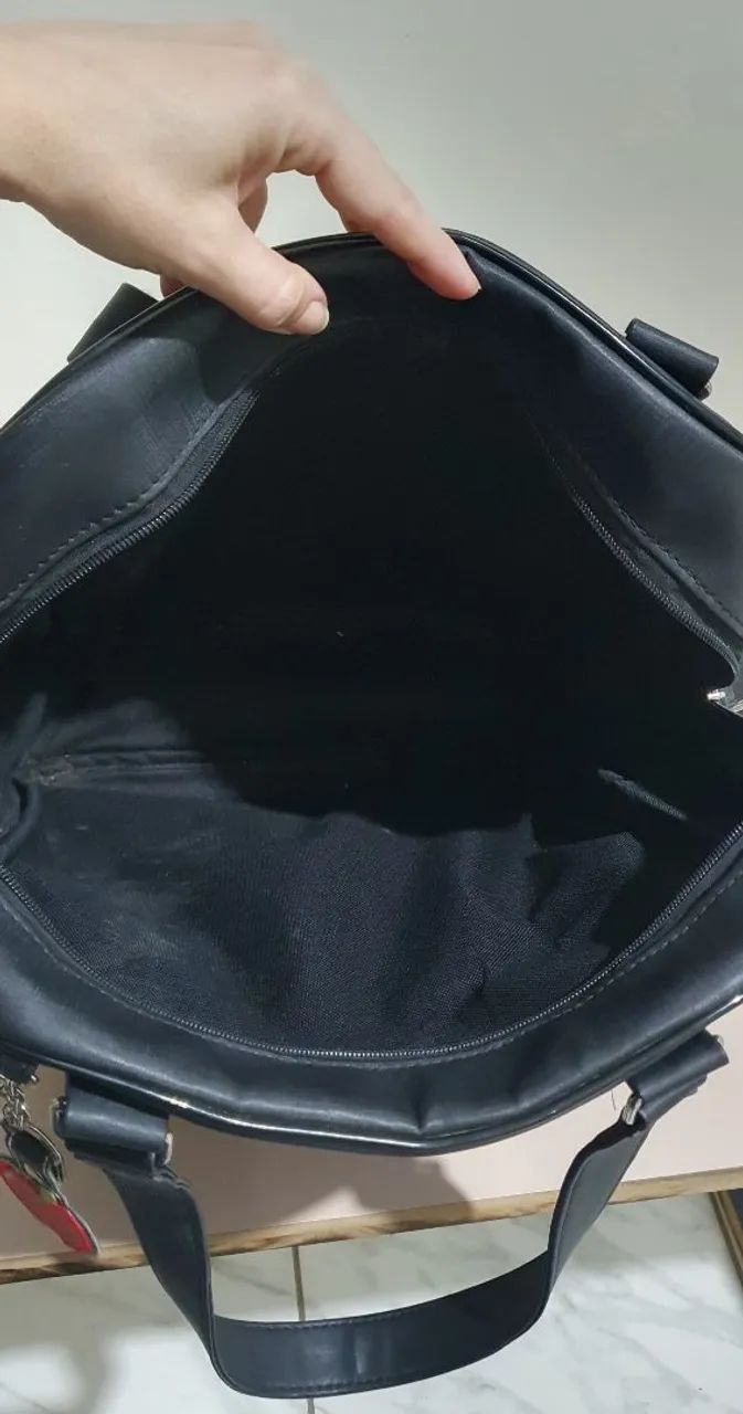 bolsa de nutrição preta impermeável - Foto 4