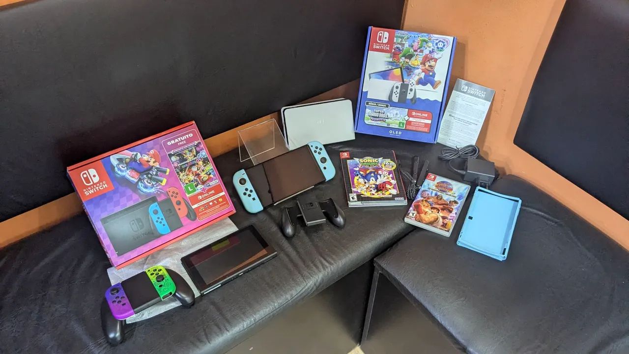 Nintendo Switch OLED e outro V2 aceitamos trocas - Foto 2