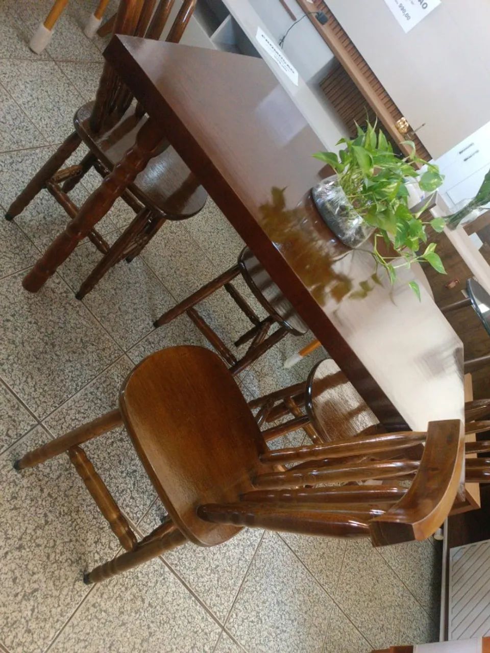 Mesa de Jantar com 4 Cadeiras de Madeira Nova , Entrego  - Foto 4