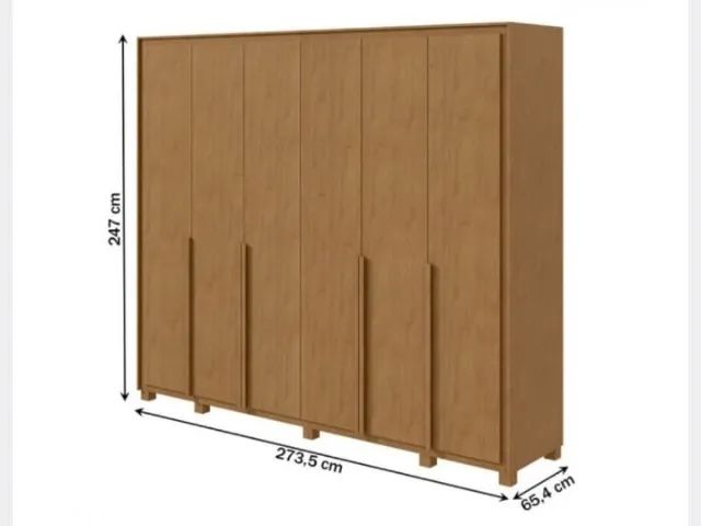 Guarda-roupa 6 portas em ótimo estado - Foto 2