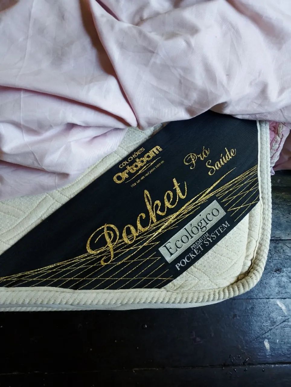 Cama ORTOBOM PREMIUM usada - Foto 2