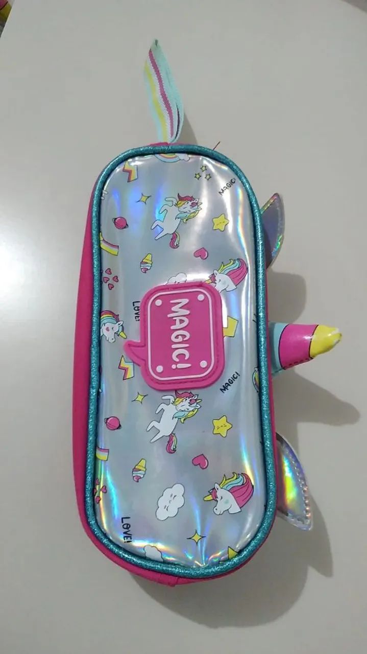 Kit mochila escolar ( Unicórnio )  - Foto 3