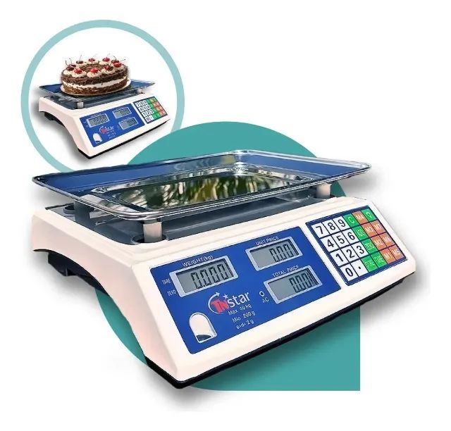 Balança Digital 40kg com Bateria e Tela Eletrônica Pronta entrega - Foto 3