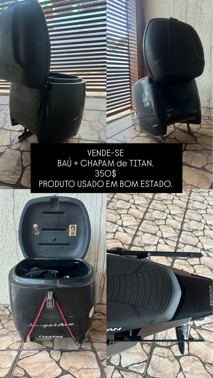 BAÚ + CHAPAM DE TITAN. 