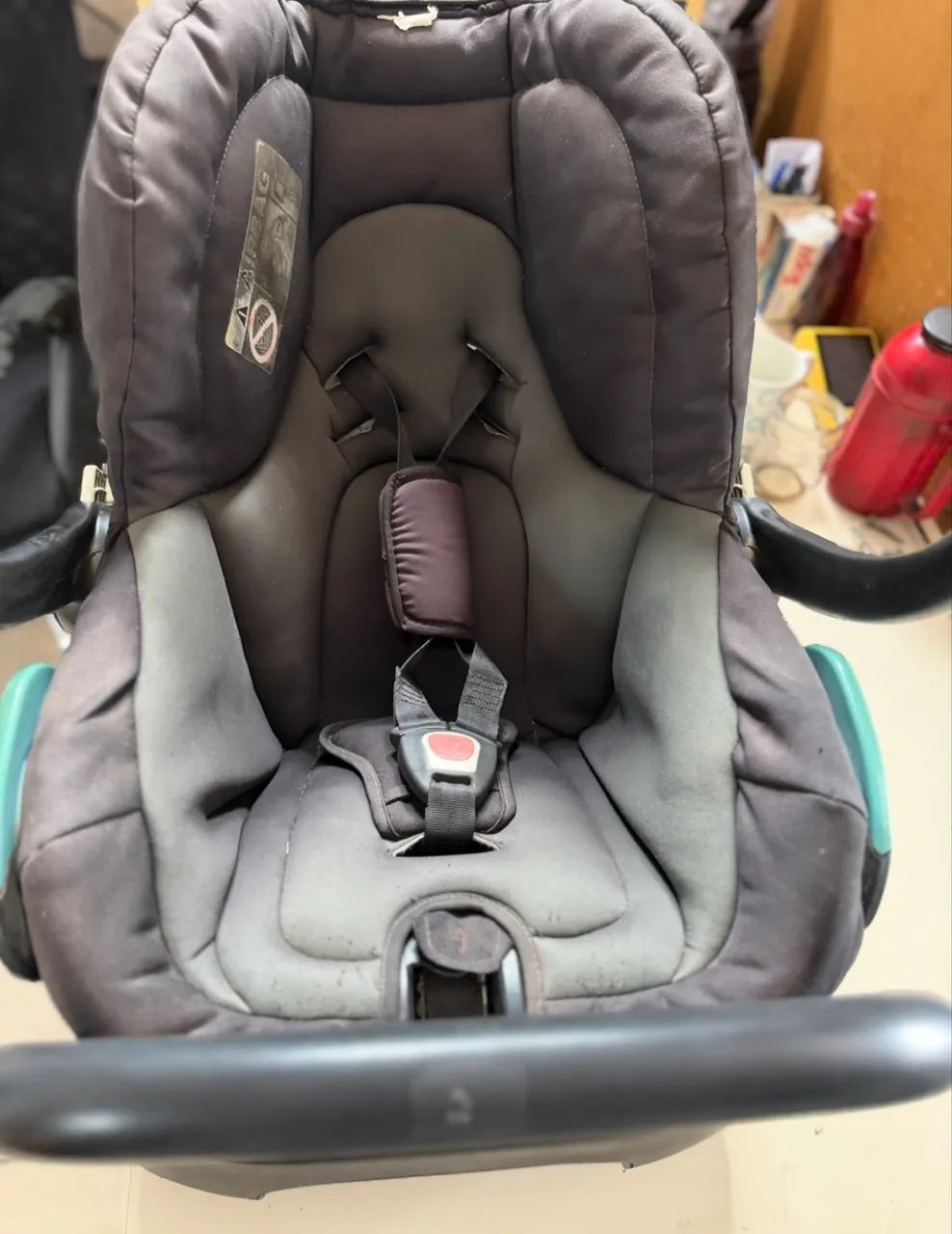 Bebê conforto streety fix usado barato com detalhes de uso  - Foto 3