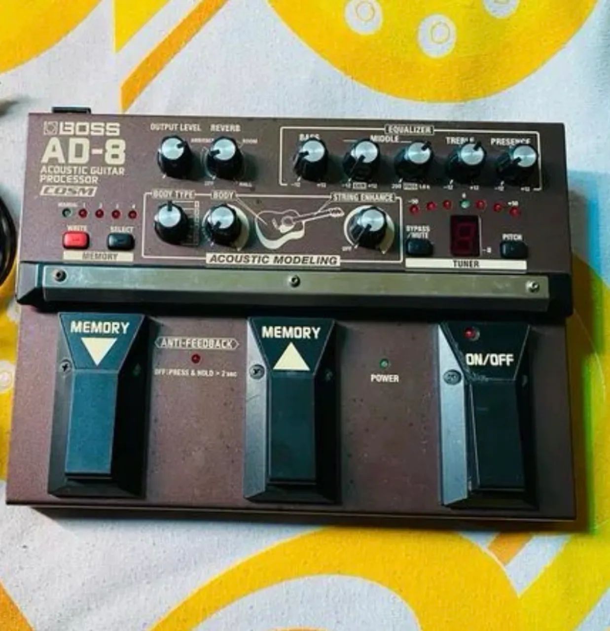 Pedal Acoustic Guitar Processor Boss Ad-8