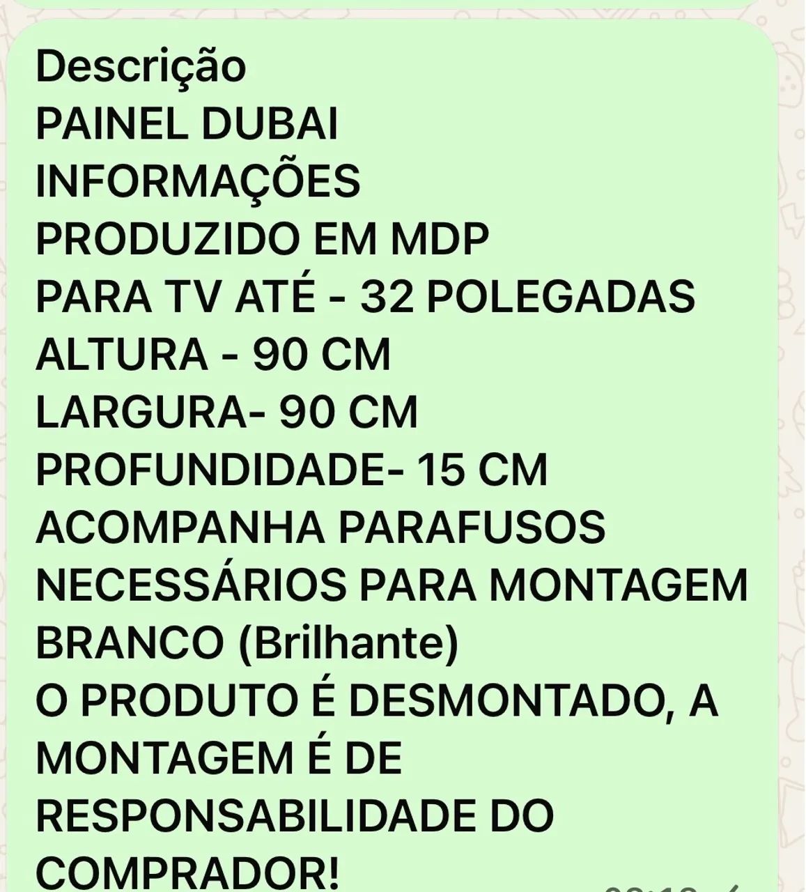 Painel suspenso para TV de 32 polegadas NOVO - Foto 2