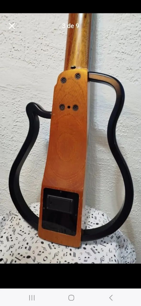 Violão Elétrico Caimbé 7 cordas vazado  - Foto 6