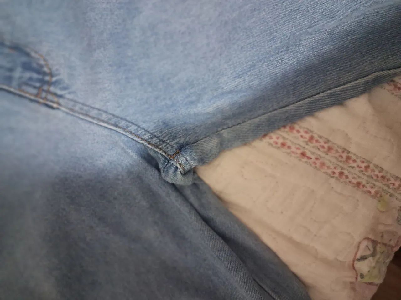 Calça Jeans Clara Reta/wide leg  - Foto 2
