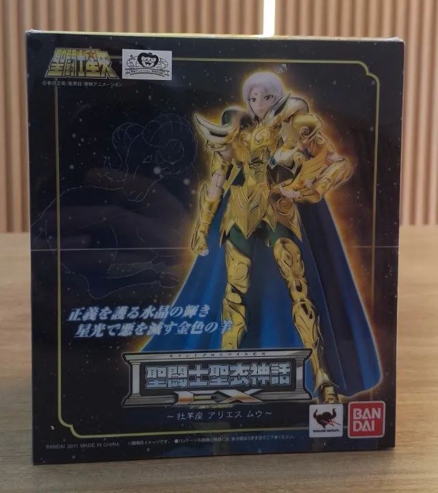 Action Figure Saint Cloth Myth EX Mu de Aries Original Bandai