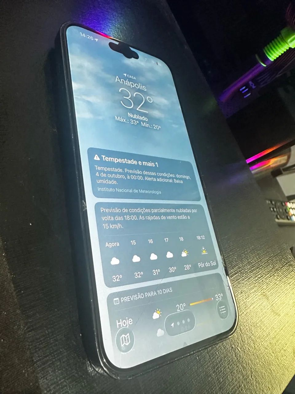 IPHONE 14 PRO MAX 256GB PRETO - Foto 5