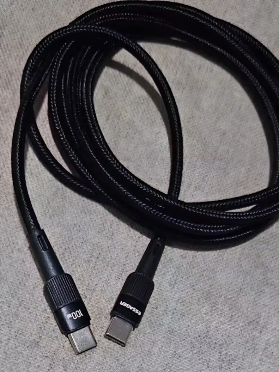 Cabo Essager 60W 2m USB-C para USB-C 