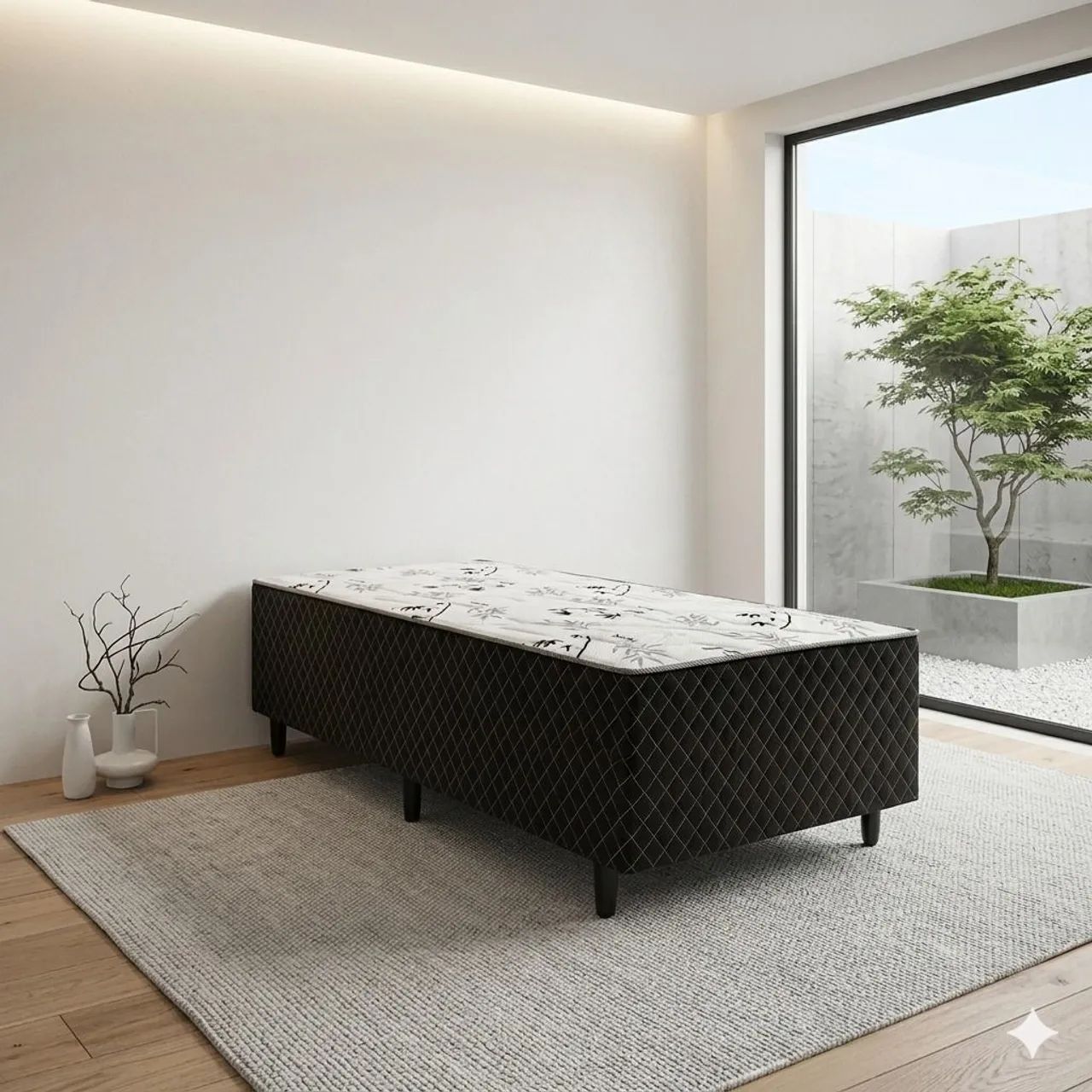 Cama Conjugada Solteiro - 10 cm 