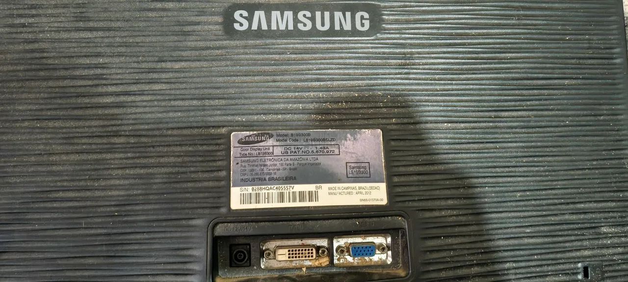 Monitor Samsung usado, funcionando 100% - Foto 2