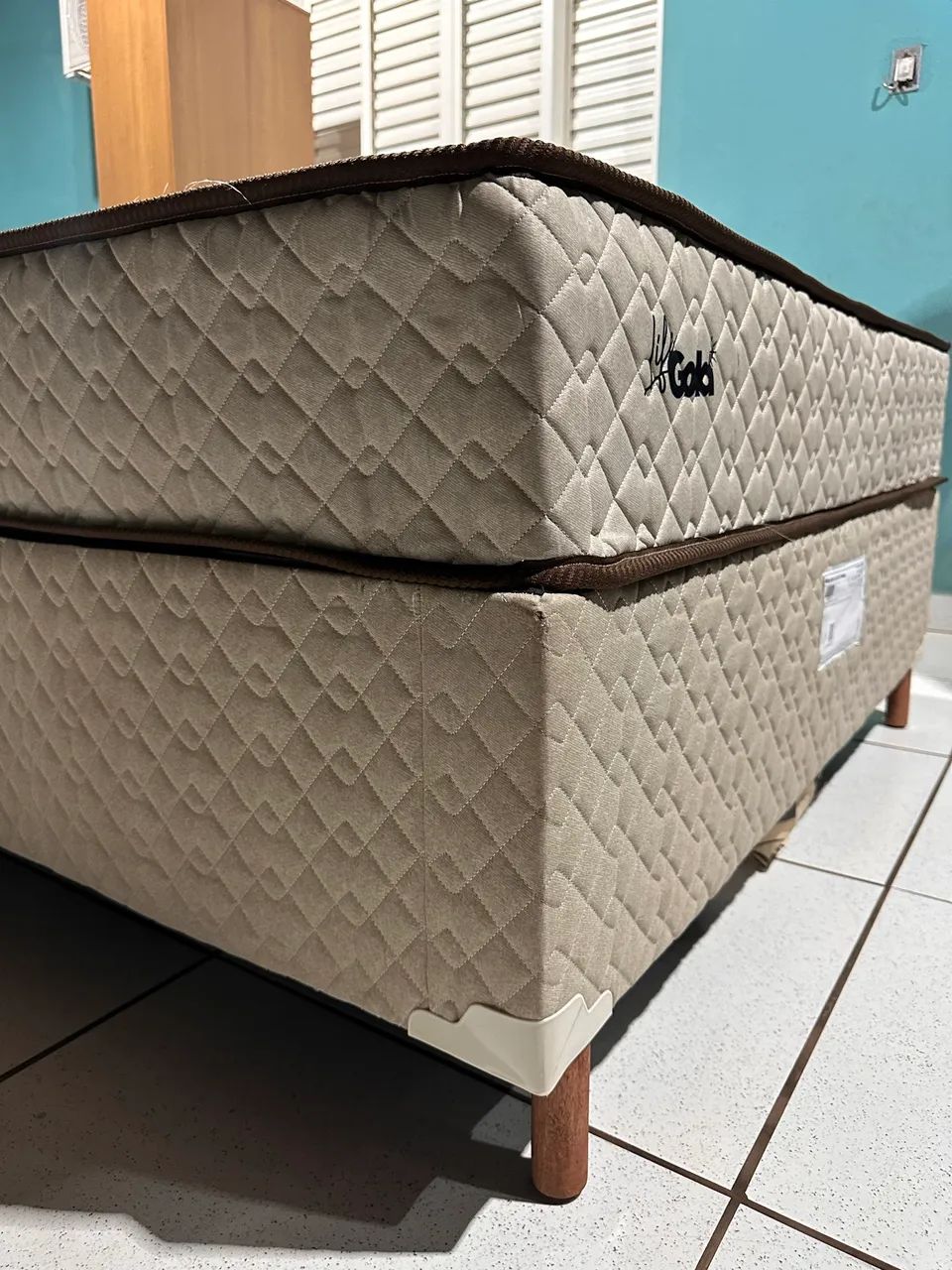 Cama box casal nova