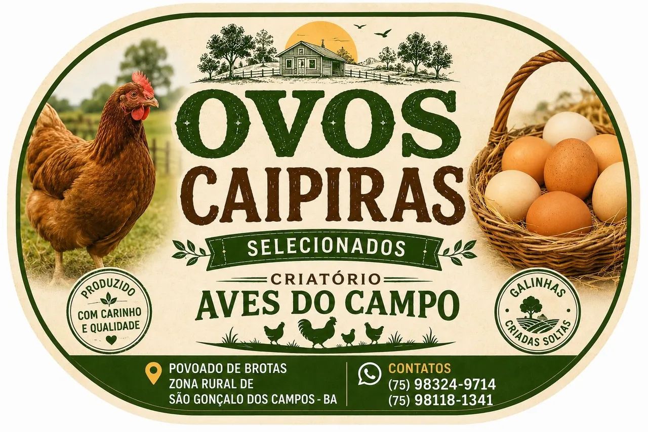 Criatorio, aves do campo 