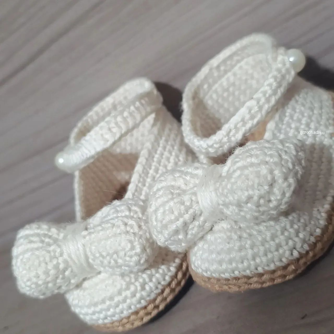 Sapatinho de Crochê para Bebê  - Foto 2