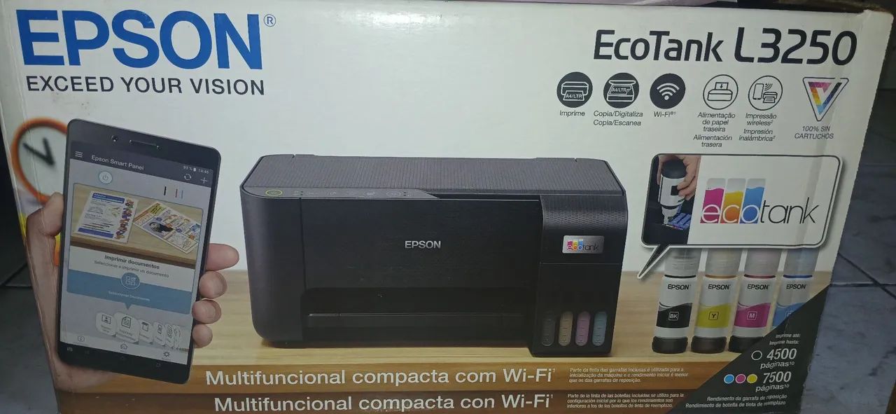 Impressora Epson-Ecotank L3250 - Foto 5